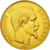 France, Napolon III, 50 Francs, 1857, Paris, TTB, Or, KM:785.1, Gadoury 1111