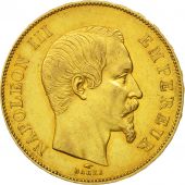 France, Napolon III, 50 Francs, 1855, Paris, TTB, Or, KM:785.1, Gadoury 1111