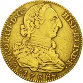 Espagne, Charles III, 4 Escudos, 1788, Madrid, TB+, Or, KM:418.1a