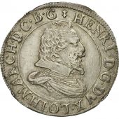 LORRAINE, Henri II, Teston, 1615, Nancy, AU(50-53), Silver, Flon:16 p.674