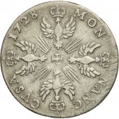 LORRAINE, Leopold I, Masson, 1728, Nancy, TTB, Argent, Boudeau 1584