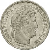 France, Louis-Philippe, 2 Francs, 1844, Strasbourg, AU(50-53), Silver, KM:743.3