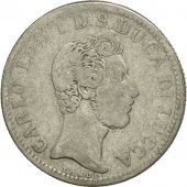 ITALIAN STATES, LUCCA, 2 Lire, 1837, VF(20-25), Silver, KM:41