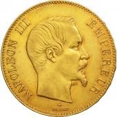 France, Napoleon III, 100 Francs, 1858, Paris, EF(40-45), Gold, KM 786.1
