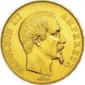 France, Napolon III, 50 Francs, 1855, Paris, TTB+, Or, KM:785.1, Gadoury 1111