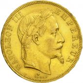 France, Napolon III, 50 Francs, 1864, Paris, SUP, Or, KM:804.1, Gadoury 1112