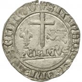 Henri VI (1422-1453), Blanc aux cus, Saint L, TTB+, Billon, Duplessy:445