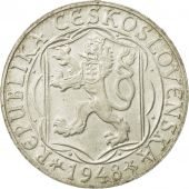Tchcoslovaquie, 100 Korun, 1948, SUP, Argent, KM:26