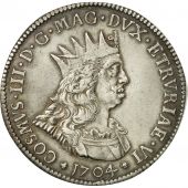 ITALIAN STATES, LIVORNO, Cosimo III, Tollero, 1704, Livorno, AU(50-53), KM 16.5