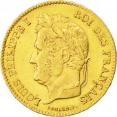 France, Louis-Philippe, 40 Francs, 1836, Paris, MS(60-62), Gold, KM:747.1