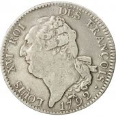 France, cu de 6 livres franois, 1792, Paris, VF(30-35), KM 615.1, Gadoury 55