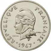 New Hebrides, 10 Francs, 1967, Paris, MS(65-70), KM:E2, Lecompte:28