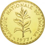 Rwanda, 50 Francs, 1977, MS(65-70), Brass, KM:E7