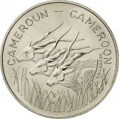 Cameroon, 100 Francs, 1975, Paris, MS(65-70), Nickel, KM:E16
