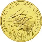 Equatorial Guinea, 25 Francos, 1985, MS(65-70), Aluminum-Bronze, KM:E29