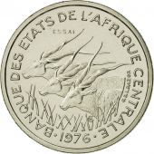 tats de lAfrique centrale, 50 Francs, 1976, Paris, FDC, Nickel, KM:E8