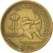 Monaco, Louis II, Franc, 1924, Poissy, TTB, Aluminum-Bronze, KM:111,GadouryMC127