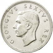 South Africa, George VI, 5 Shillings, 1951, EF(40-45), Silver, KM:40.2