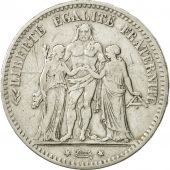 France, Hercule, 5 Francs, 1876, Bordeaux, VF(20-25), Silver, KM:820.2