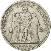 France, Hercule, 5 Francs, 1876, Bordeaux, VF(30-35), Silver, KM:820.2