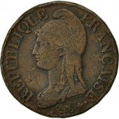 France, Dupr, 5 Centimes, 1799, Lille, VF(20-25), Bronze, KM:640.11