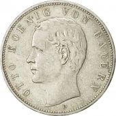 German States, BAVARIA, Otto, 5 Mark, 1907, Munich, EF(40-45), Silver, KM:915