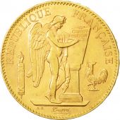 France, 100 Francs, 1911, Paris, AU(50-53), Gold, KM:858, Gadoury:1137a