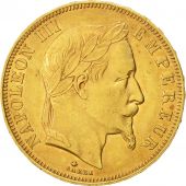 France, Napolon III, 50 Francs, 1862, Paris, TTB, Or, KM:804.1, Gadoury 1112