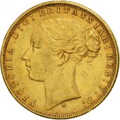 Australia, Victoria, Sovereign, 1876, Melbourne, EF(40-45), Gold, KM:7
