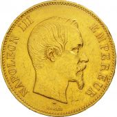 France, Napolon III, 100 Francs, 1857, Paris, TTB, Or, KM:786.1, Gadouyry 1135