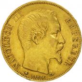 France, Napolon III, 20 Francs, 1860, Strasbourg, TTB, Or,KM 781.2,Gadoury 1061