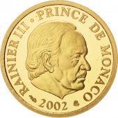 Monaco, 20 Euro, 2002, MS(65-70), Gold, Gadoury:MC 182