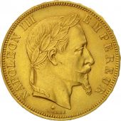 France, Napolon III, 50 Francs, 1864, Paris, SUP, Or, KM:804.1, Gadoury 1112
