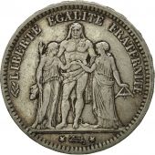 France, Hercule, 5 Francs, 1870, Paris, EF(40-45), Silver, KM:820.1, Gadoury:745