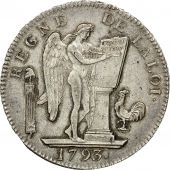France, cu de 6 livres franoise, 1793, Paris, MS(63), Silver, KM 624.1