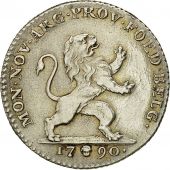 AUSTRIAN NETHERLANDS, Florin, Gulden, 1790, Brussels, EF(40-45), Silver, KM:48