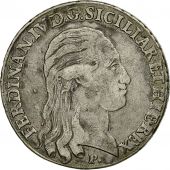 ITALIAN STATES, NAPLES, Ferdinando IV, 120 Grana, 1798, Naples, EF(40-45),KM215