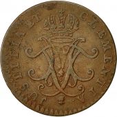 Luxembourg, Maria Theresa, Liard, 1759, Brussels, EF(40-45), Copper, KM:3