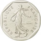 coin, France, 2 Francs Pifort, 1988, MS(65-70), Silver, Gadoury:123.P2