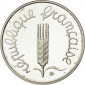 coin, France, 1 Centime Pifort, 1988, MS(65-70), Silver, Gadoury:4.P2