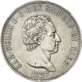 Monnaie, tats italiens, SARDINIA, Carlo Felice, 5 Lire, 1827, Torino, KM 116.1