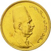 Coin, Egypt, Fuad I, 100 Piastres, 1922, British Royal Mint, AU(50-53), KM 341