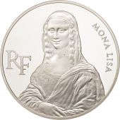 France, 100 Francs, 1993, Mona Lisa, Argent, Proof, KM:1017