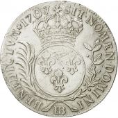 Monnaie, France, Louis XIV, 33 Sols de Strasbourg aux insignes, 1707, Strasbourg