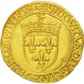 Coin, France, Louis XII (1498-1515), Ecu dor, Lyon, AU(55-58), Gold,Duplessy647