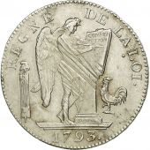 Coin, France, cu de 6 livres franoise, 6 Livres, 1793, Paris, VF(30-35)