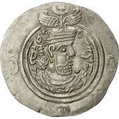 Monnaie, Khusrau II (590-628), Khusrau II, Drachme, 616, SUP, Argent