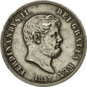 Monnaie, tats italiens, NAPLES, Ferdinando II, 120 Grana, 1857, TTB, Argent
