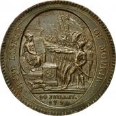 Monnaie, France, 5 Sols, 1792, TTB, Bronze, KM:Tn31, Brandon:223B