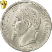 Monnaie, France, Napoleon III, Napolon III, Franc, 1866, Paris, PCGS, MS66